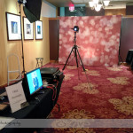 Behind the Scenes at a Photobooth at a Corporate Holiday Party